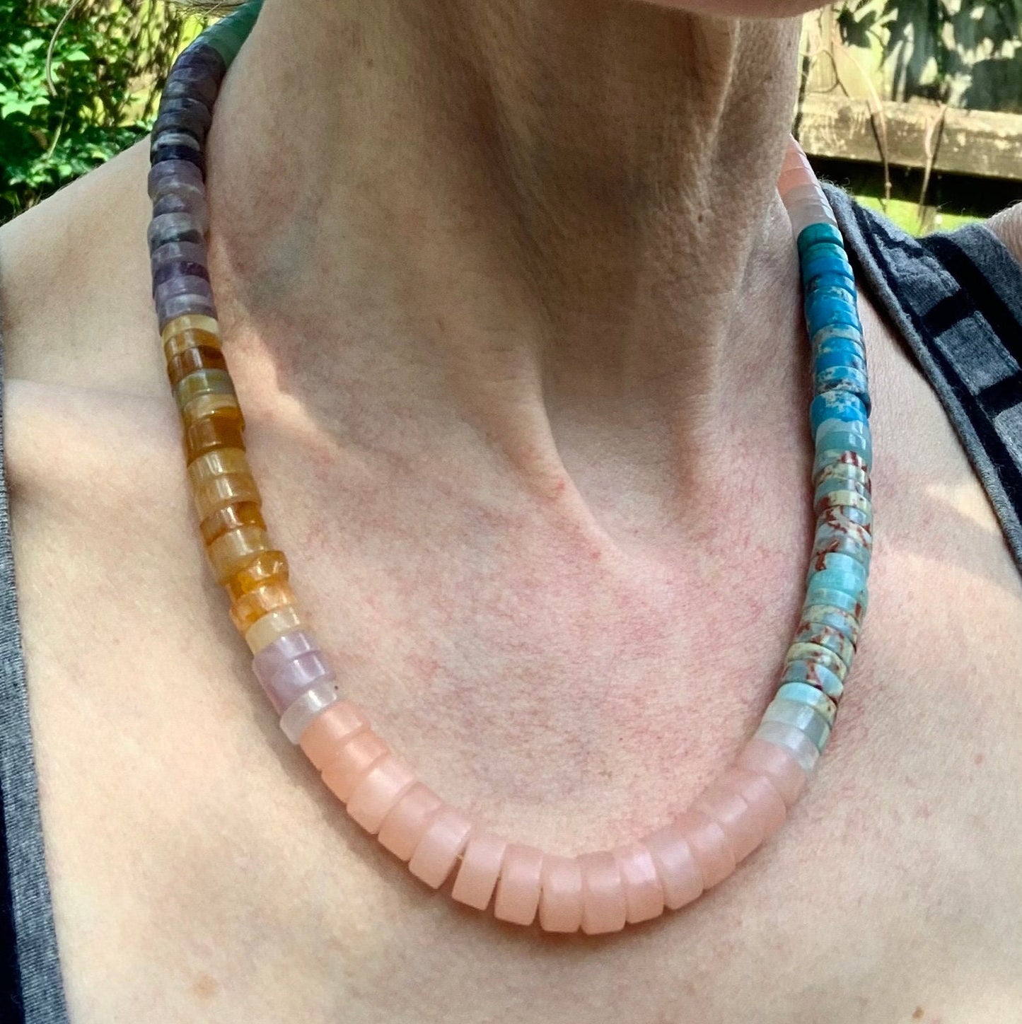 The Original Healing Stone Heishi Necklace
